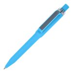 ozzy pen soft touch blauwe inkt - licht blauw
