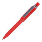 ozzy pen soft touch blauwe inkt - rood