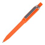 ozzy pen soft touch blauwe inkt - oranje