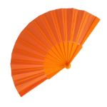 waaier plastic en polyester - oranje