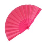 waaier plastic en polyester - roze