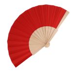 waaier hout en r-pet - rood