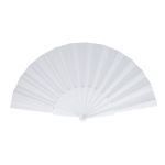 waaier plastic polyester - wit