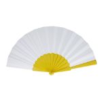 waaier plastic polyester - geel
