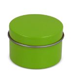 dhyana plantaardige geurkaars in gerecycled blik - groen