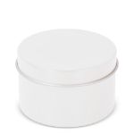 kirtan plantaardige geurkaars in groot gerecycled - wit