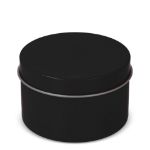 kirtan plantaardige geurkaars in groot gerecycled - zwart