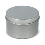 kirtan plantaardige geurkaars in groot gerecycled - zilver