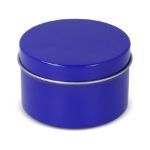 kirtan plantaardige geurkaars in groot gerecycled - blauw