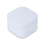 ananda plantaardige geurkaars in gerecycled blik - wit