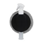 2-in-1 spray en schoonmaakdoek - zwart