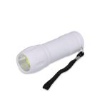 recycled abs cob zaklamp - wit