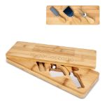 3-delige bamboe kaasmessenset