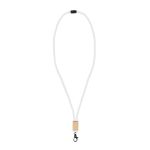 r-pet paracord lanyard - wit