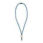 r-pet paracord lanyard - blauw