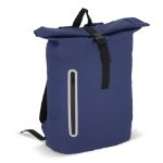 pu-gecoat r-pet 600d rolltop rugzak 20 liter - blauw