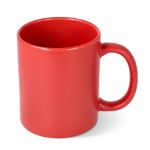 mok contrasterend mat en glanzend glazuur 350 ml - rood