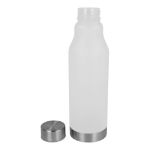 r-pet drinkfles mat 600 ml - wit