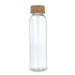 gerecycled glazen fles met kurken dop 500 ml
