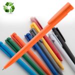 balpen van gerecycleerd abs raguar blauwschrijvend