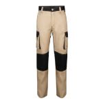 tweekleurige keperbroek maten 34-60 - beige