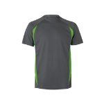 tweekleurig technisch t-shirt maat s-3xl - 