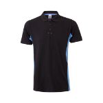 tweekleurige piqué polo maten xs-3xl 180 gr/m2 - 