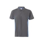 tweekleurige piqué polo maten xs-3xl 180 gr/m2 - 