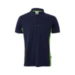 tweekleurige piqué polo maten xs-3xl 180 gr/m2 - 
