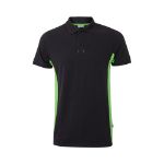 tweekleurige piqué polo maten xs-3xl 180 gr/m2 - 