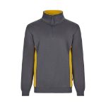 tweekleurig sweatshirt van badstof maten xs-3xl - 