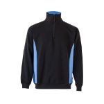 tweekleurig sweatshirt van badstof maten xs-3xl - 