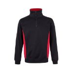 tweekleurig sweatshirt van badstof maten xs-3xl - 