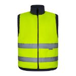 gewatteerd vest omkeerbaar maten/ s-3xl