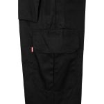 tweekleurige broek van keperstof maten s-3xl