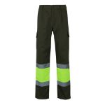 tweekleurige keperstof broek maat 4xl-5xl - 