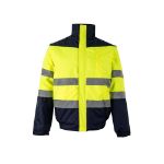 tweekleurig gewatteerd jack (180g/m2) maat s-3xl - 