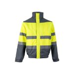 tweekleurig gewatteerd jack (180g/m2) maat s-3xl - 