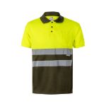 tweekleurige polo met korte mouwen maten 4xl-5xl - 