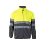 tweekleurig fleecejack (280g/m2) maten 4xl-5xl - 