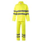 regenpak van polyester maten: m-3xl - geel