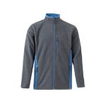 tweekleurig fleecejack maten: xs-3xl - 