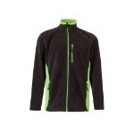 tweekleurig fleecejack maten: xs-3xl - 