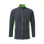 tweekleurig fleecejack maten: xs-3xl - 