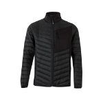 gewatteerd jack (265g/m2) polyester maat xs-3xl - zwart
