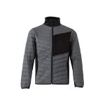 gewatteerd jack (265g/m2) polyester maat xs-3xl - grijs