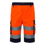 tweekleurige bermuda maten s-3xl - oranje