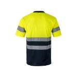 tweekleurig technisch bird-eye t-shirt maten s-3xl