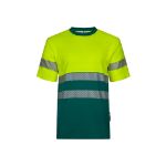 tweekleurig piqué t-shirt (150g/m2) maten: s-3xl - 