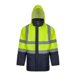 tweekleurige 4-in-1 parka (180g/m2) maten 4xl-5xl